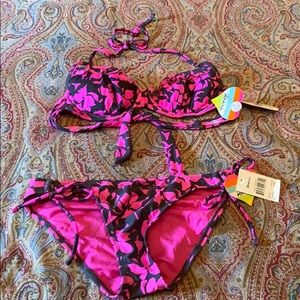Raisins Hollywood Underwire bikini top and bottom